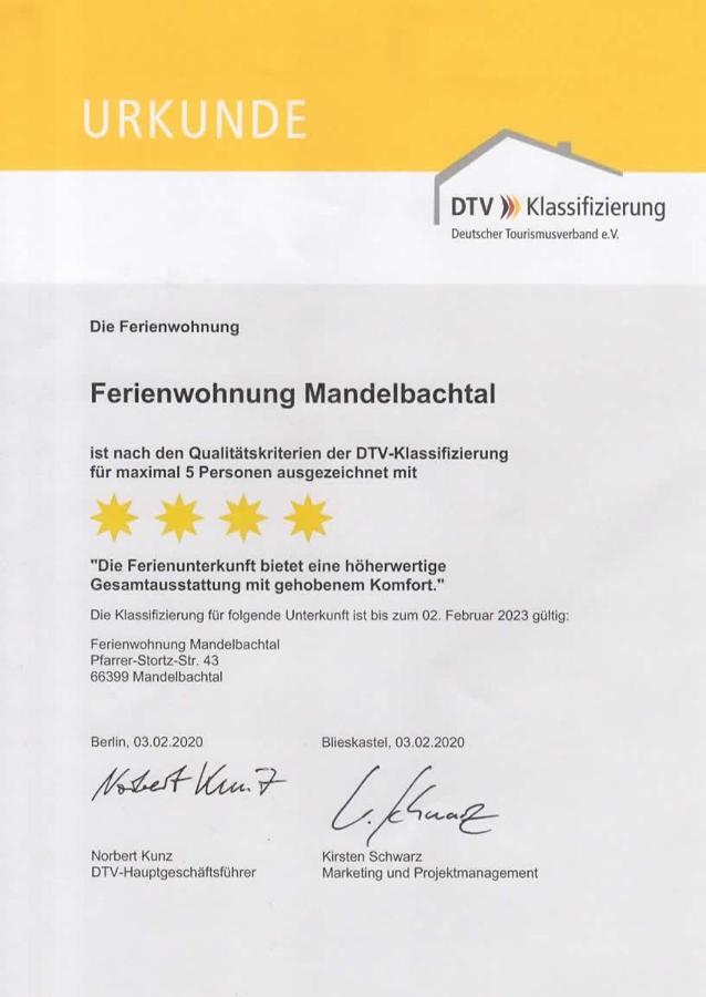 Ferienwohnung Kempf Mandelbachtal Ommersheim Bagian luar foto